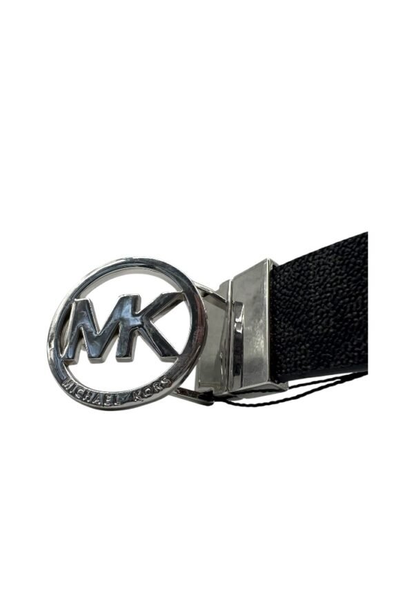 MICHAEL KORS - BELT REVERSIBLE SILVER CIRCULAR BUCKLE - Image 7